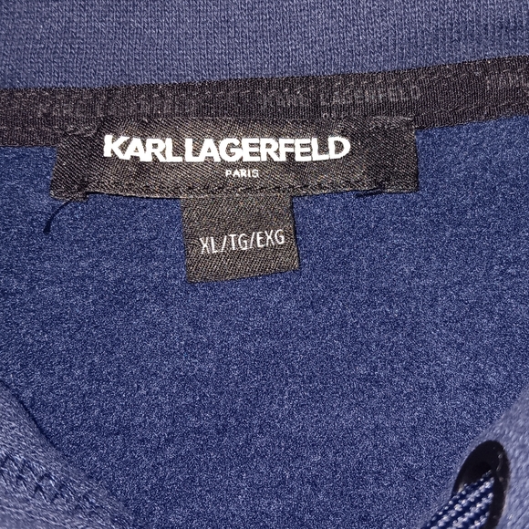 Karl Lagerfeld Paris Hoodie Hooded Sweatshirt - Picture 4 of 6